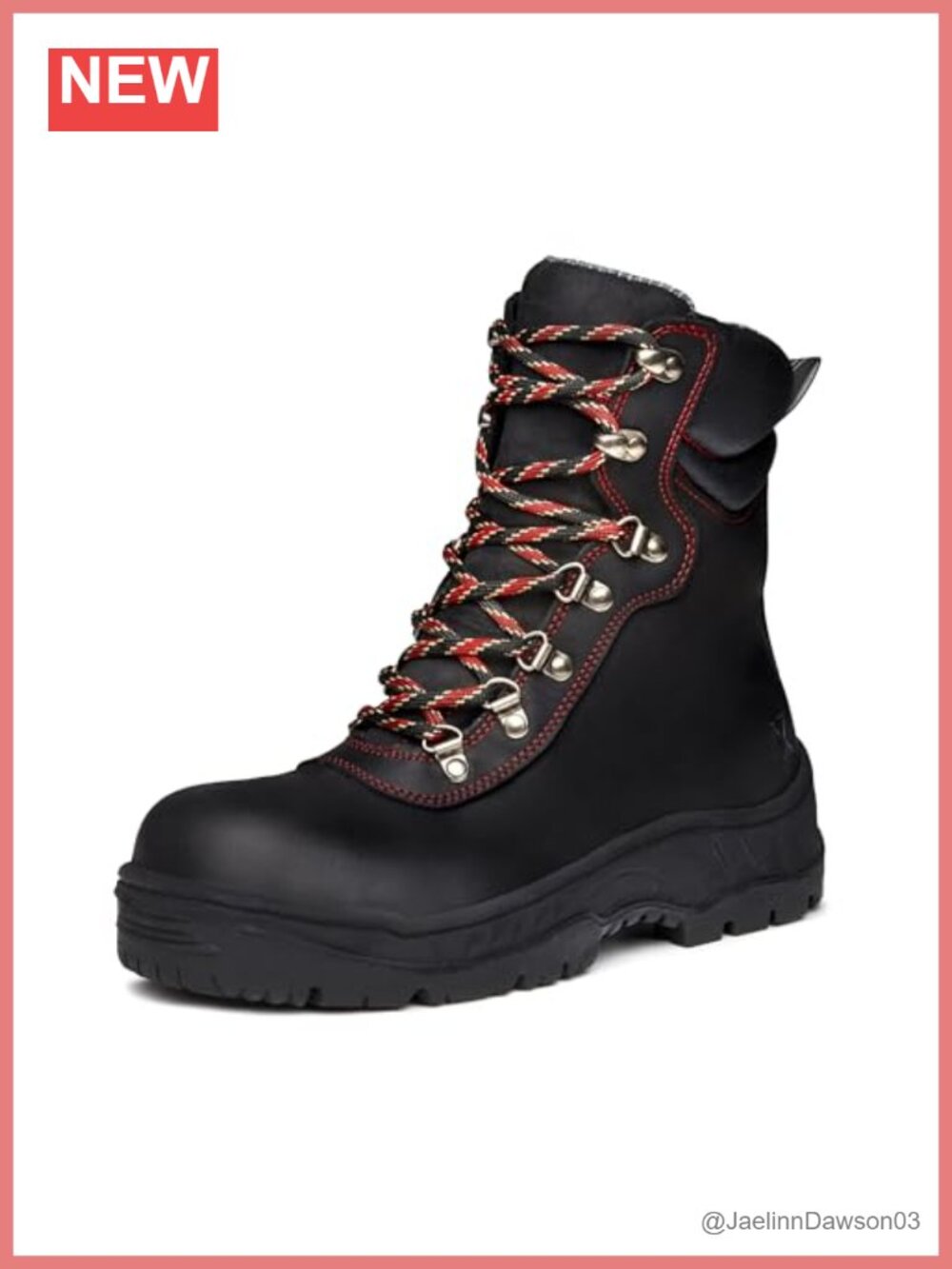 Alloy Toe Safety Work Boots Women Waterproof 8 Inch Leather
